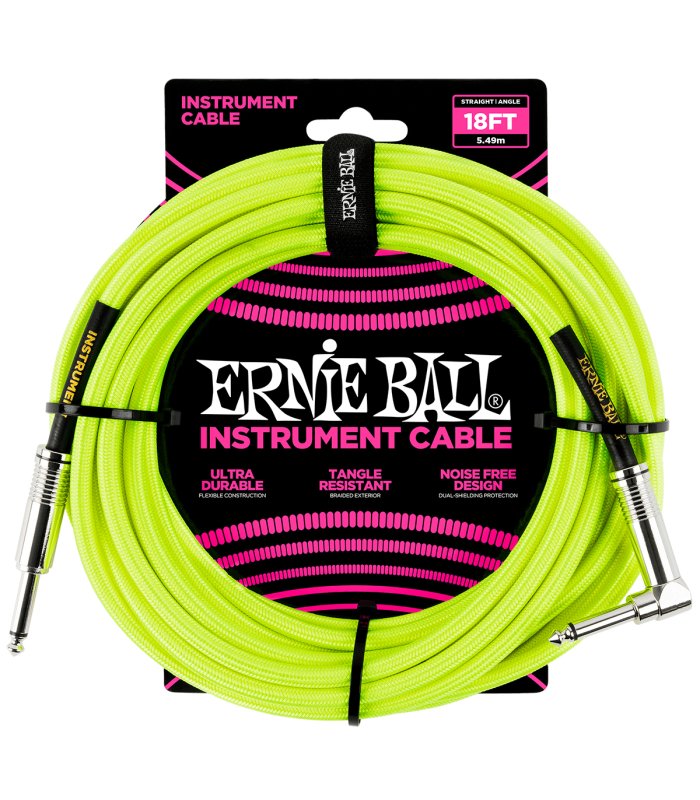 Ernie Ball cable 6085 18FT Yellow Neon