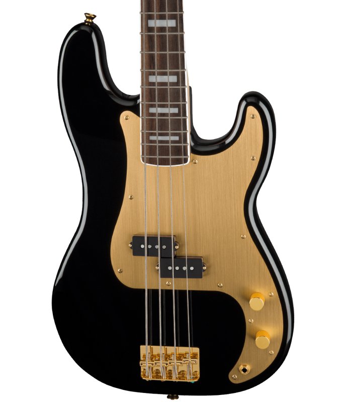Squier 40th Anniversary Precision Bass Gold Edition BLK