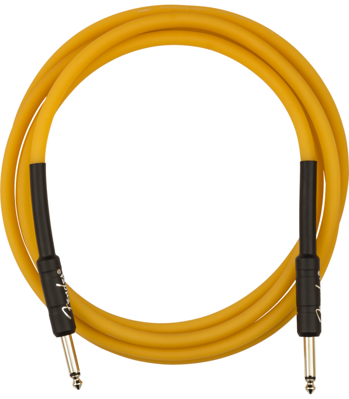 Fender accesorios cable Glow 3 mt Naranja