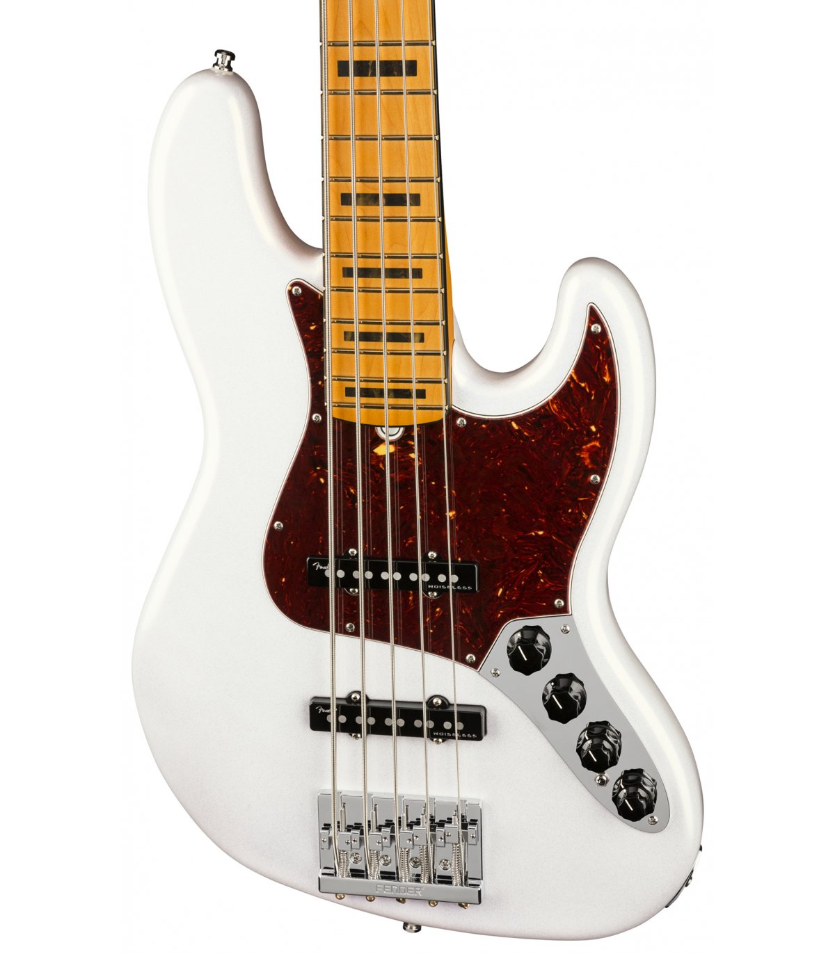 Adición construir Palmadita Fender American Ultra Jazz Bass V Arctic Pearl - Todobajos