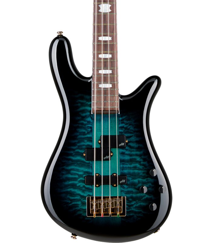 Spector Icon NS-2 Neck Thru Black and Blue
