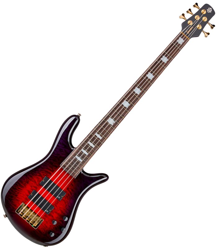 Spector Icon NS-5 Neck Thru Purple Cherry