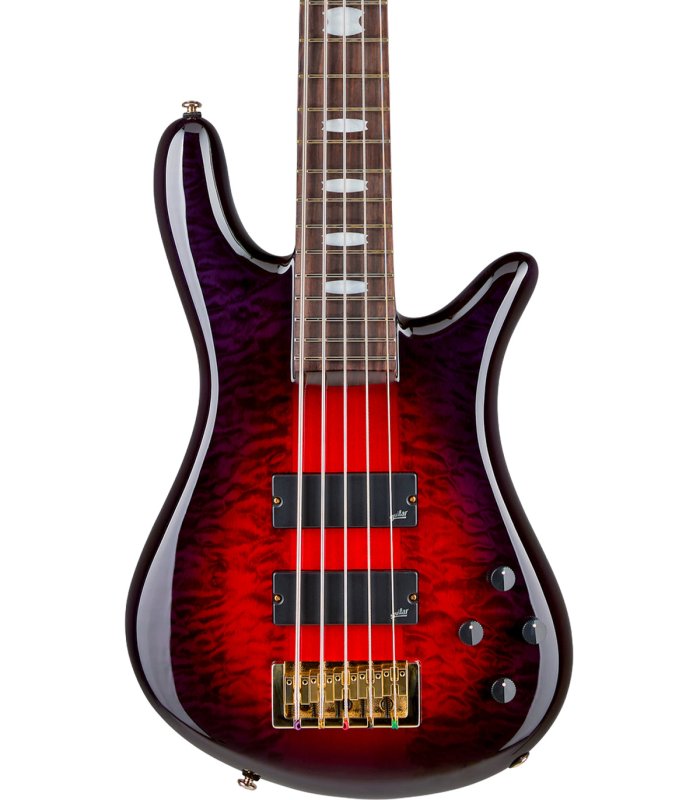 Spector Icon NS-5 Neck Thru Purple Cherry