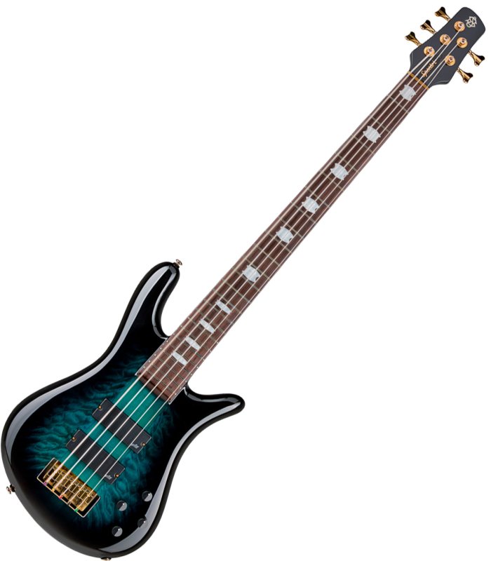 Spector Icon NS-5 Neck Thru Black and Blue
