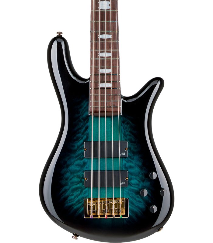 Spector Icon NS-5 Neck Thru Black and Blue