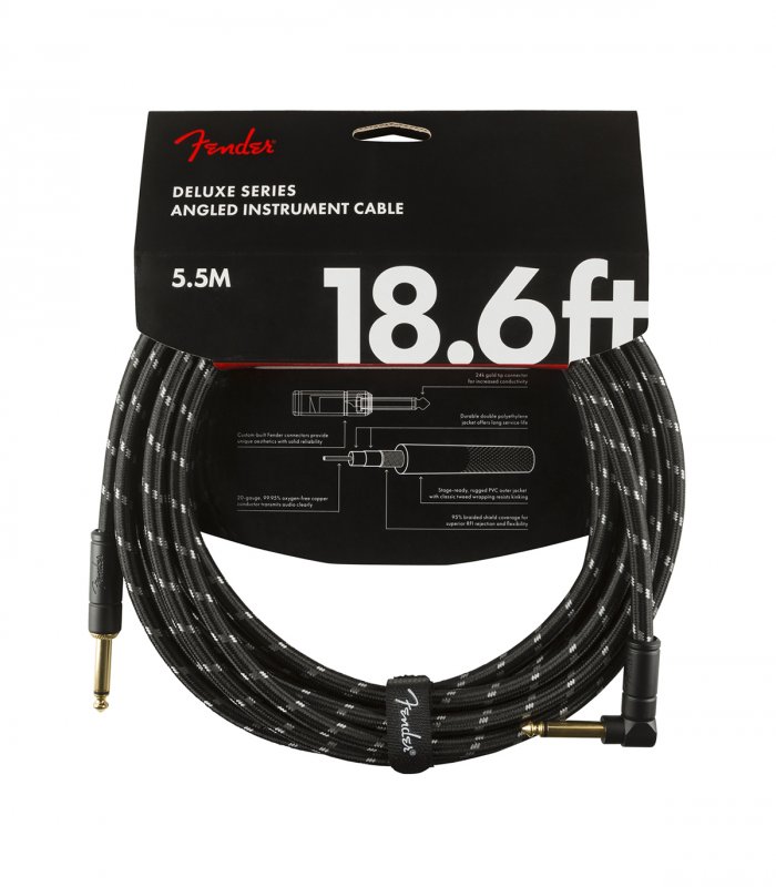 Fender Deluxe Serie Cable 18ft Black