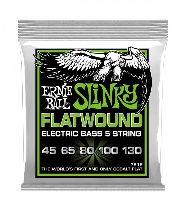 Ernie Ball 2816 Regular Slinky Flatwound  5